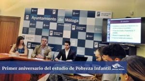 Primer aniversario del estudio sobre pobreza infantil en Málaga